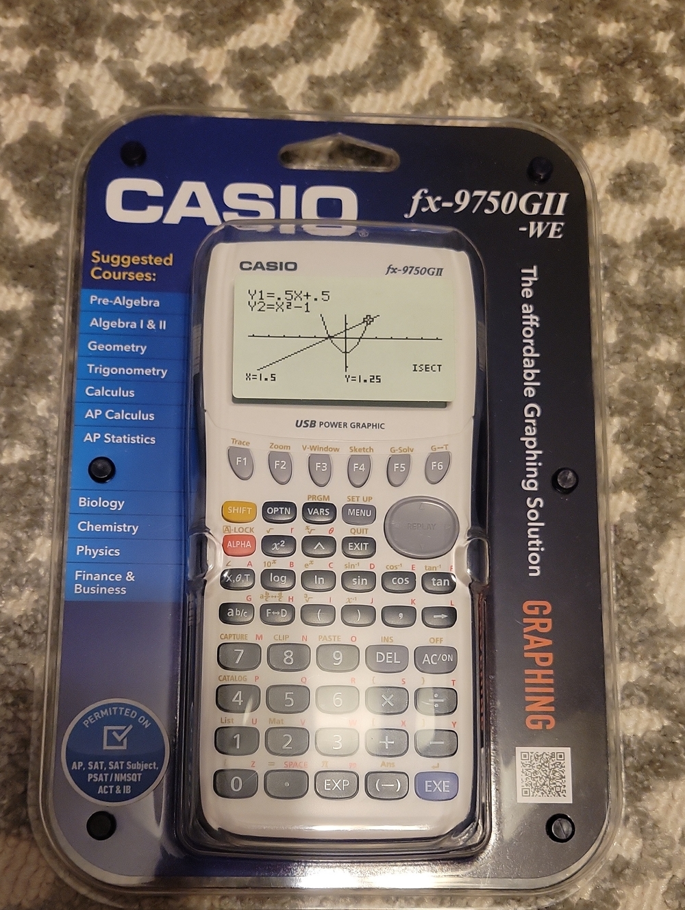 Calculator in packaging
